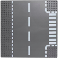 Construction board for LEGO bricks - road crossing 3