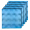 CONSTRUCTION PLATES for LEGO Duplo blocks 16x16 creative SET of 5 pieces blue