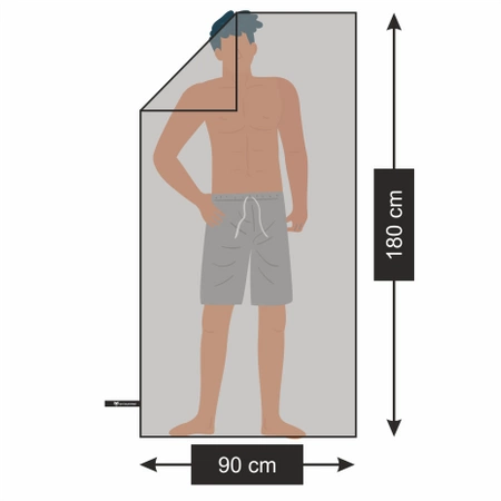 Microfiber Quick-Drying Soft Towel Gym Beach Pool 180x90 cm