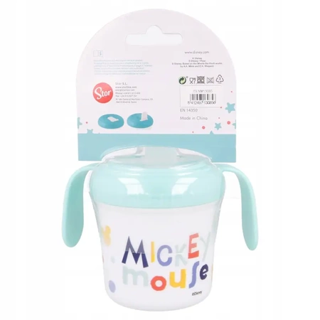 Kubek niekapek Myszka Mickey Miki treningowy dla dziecka z uchwytami