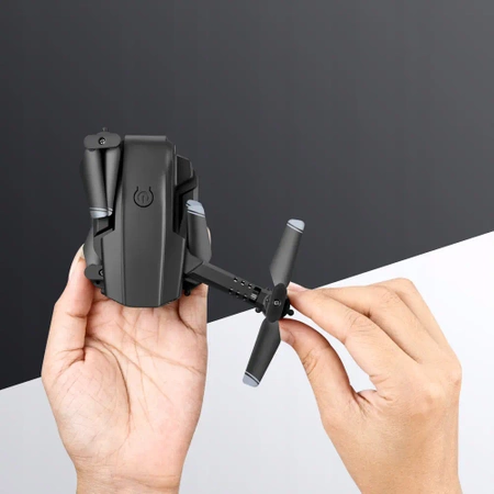 Dron EVI E100 PRO 2 kamery 4K HD WIFI zabawka, zawis 250m + BATERIE 3x20min