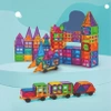 Magnetic Building Blocks CONSTRUCTION PANELS Educational Colorful 3D Set 45 pieces