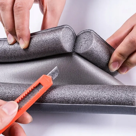 DOOR SEAL anti-extrusion acoustic foam 90 cm - GREY