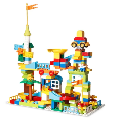 STAVEBNÍ DESKY na LEGO Duplo kostky 16x16 kreativní SADA 5 kusů světle zelená