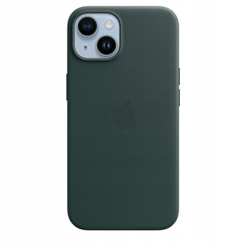 Genuine APPLE iPhone 14 Leather Case - Forest Green - MPP53ZM/A