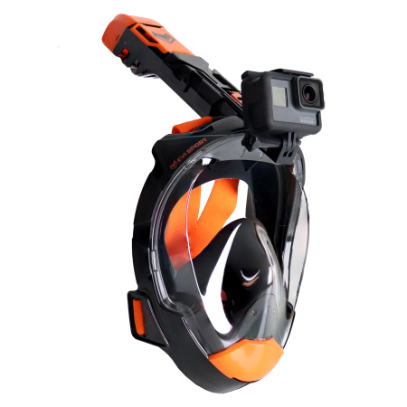 MASKA DO NURKOWANIA PŁYWANIA SNORKELINGU PEŁNOTWARZOWA NIE PARUJE OV+ S/M