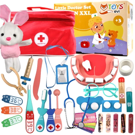 DOCTOR SET Wooden LITTLE DOCTOR Dentist Toy for Kids WOOD XXL