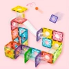Magnetic Building Blocks CONSTRUCTION PANELS Colorful GLOWING TRACK 3D Set x96