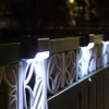 Solar lamp for stairs, LED garden lighting, SET of 4, dusk sensor