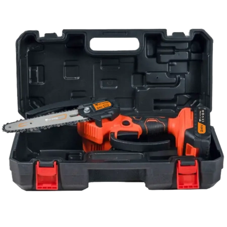 Cordless Chainsaw Saw 6" 2x Battery 24V 2x Chain 6"