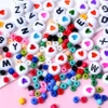 BEADS for bracelets, necklaces, jewelry CREATIVE DIY set with letters