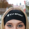 THERMOACTIVE HEADBAND for Running SPORTS Black REFLECTIVE EVI