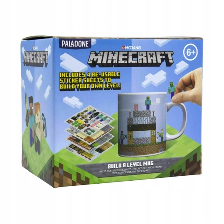 MINECRAFT DIY hrnek (Build A Level) se samolepkami