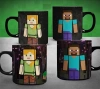 MINECRAFT thermoactive mug with Enderman Steve Alex