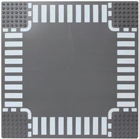 Construction board for LEGO bricks - road junction 4