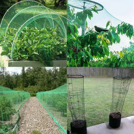 OCHRANNÁ SÍŤ PROTI PTÁKŮM VELKÁ 8x14M VELMI SILNÁ TRVALÁ OCHRANA PROTI ŠKODLIVÝM PTÁKŮM