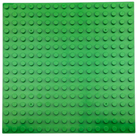 Duża PŁYTKA KONSTRUKCYJNA do klocków LEGO Duplo 16x16 kreatywna c. zielony