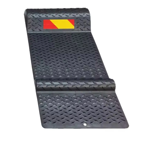 Parking assistant, garage stop, bumper, wedge, overrun, stopwatch