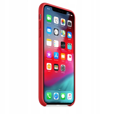 Original APPLE iPhone XS MAX Silicone Case - Red (PRODUCT) RED - MRWH2ZM/A