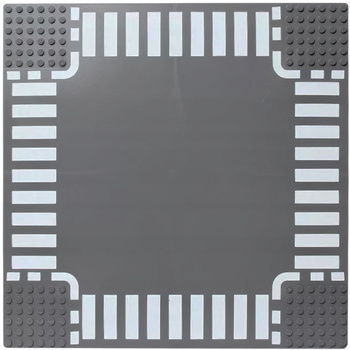 Construction board for LEGO bricks - road junction 4