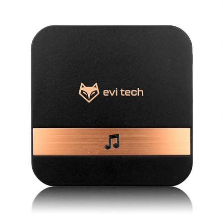 Bezdrátový bezbateriový zvonek na dveře/branku vodotěsný IP44 200M