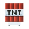 MINECRAFT TNT 3D lampa - LED lampa se zvukem