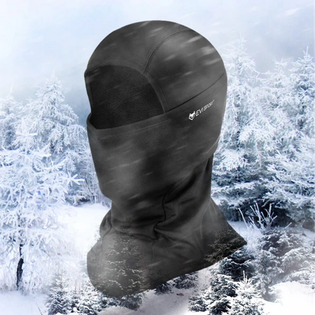 Motorbike ski balaclava universal thermoactive balaclava BLACK