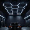 HEXAGON LED Ceiling Lamp Panel Lighting Workshop Garage Home 528x319 cm