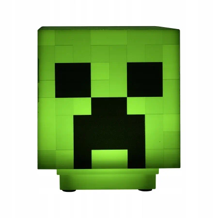 Lampka MINECRAFT CREEPER 3D - lampa LED z dźwiękiem