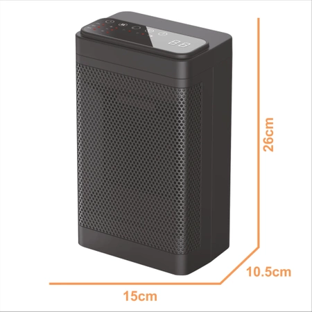 GRZEJNIK ELEKTRYCZNY Ceramiczny Kolumnowy FARELKA 1500W LED Opcje Timer RC