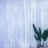 LED LIGHT CURTAIN 3x3 LAMPS 300 Christmas Tree GARLAND COLD XXL