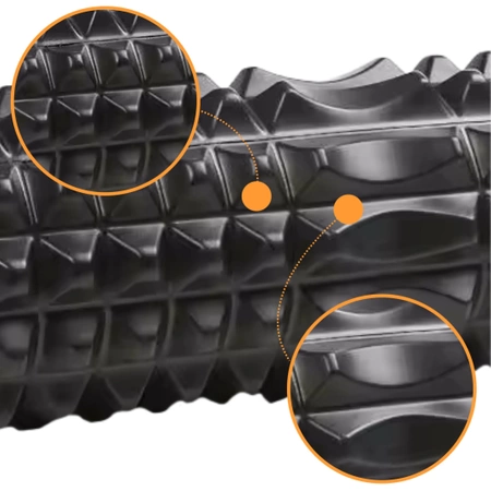 ROLLER WAŁEK do MASAŻU REHABILITACYJNEGO z Kolcami FITNESS CROSSFIT + EBOOK