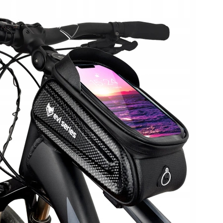 Bike pannier for frame, phone holder, waterproof bag size L