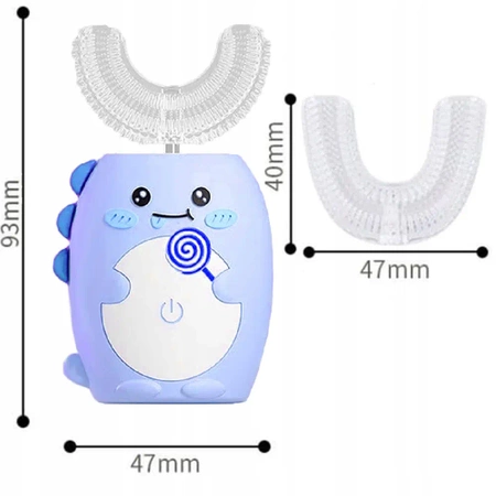 Sonic toothbrush for children EVI KIDS 360 st version with UV - blue