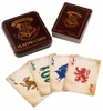 HARRY POTTER Hogwarts playing cards + metal box