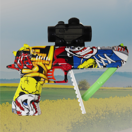 Pistole na gelové kuličky KARABIN automatická laserová souprava DESERT EAGLE CS