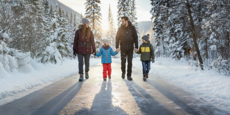 PROTISKLUZOVÉ TURISTICKÉ NÁVLEKY NA OBUV ŘETĚZY HROTY TREKINGOVÉ POUZDRO - 37-40 CRAMPONS PREMIUM