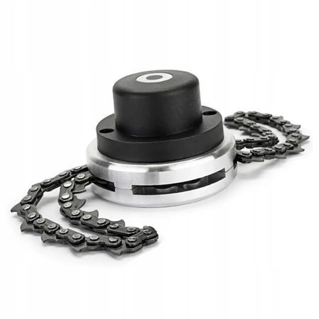 Head for petrol scythe, trimmer - chain, shrub and brush saw