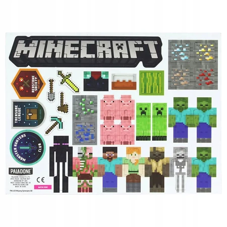 Magnesy MINECRAFT zestaw 84 szt na lodówkę