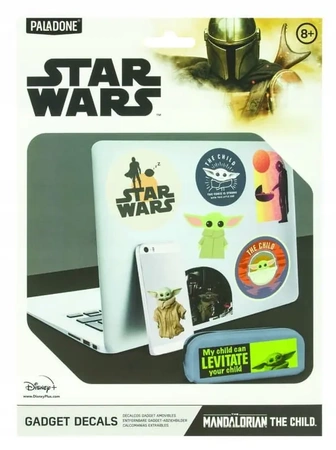 Naklejki MANDALORIAN THE CHILD na laptopa, tablet, telefon STAR WARS