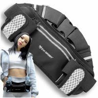 RUNNING BELT NORDIC WALKING WAIST BAG PHONE POCKET WATER BOTTLE DRINKING