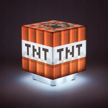 Lampka MINECRAFT TNT 3D - lampa LED z dźwiękiem