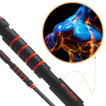 DRĄŻEK do podciągania ĆWICZEŃ rozporowy regulowany STALOWY mocny DO 150kg