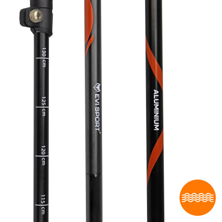 KIJE TREKKINGOWE Składane Regulowane Kijki do Chodzenia NORDIC WALKING Góry | ALUMINIOWE