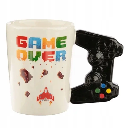 GAME OVER Retro Arcade pad pixel mug