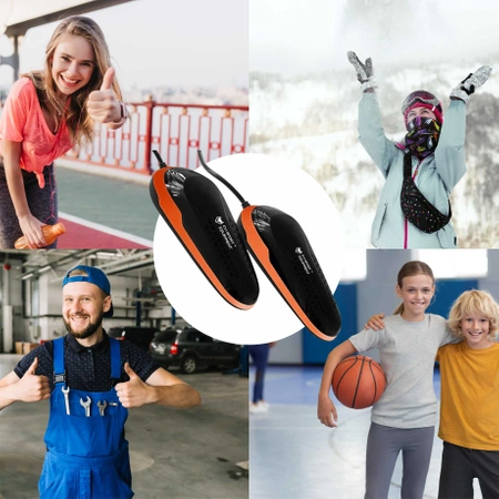 Dryer for boots, ski boots, hats with ozone disinfection dehumidifier