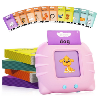 Educational card reader for LEARNING POLISH-ENGLISH 112 cards 224 words