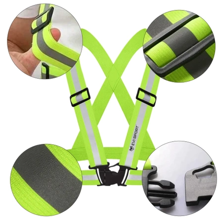 SZELKI ODBLASKOWE na Rower Motor do Biegania KAMIZELKA ODBLASKOWA DROGOWA