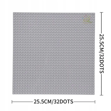 PŁYTKI KONSTRUKCYJNE do klocków LEGO 32x32 XL kreatywny KOLOROWY ZESTAW 18 sztuk