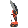 Cordless Chainsaw Saw 6" 2x Battery 24V 2x Chain 6"